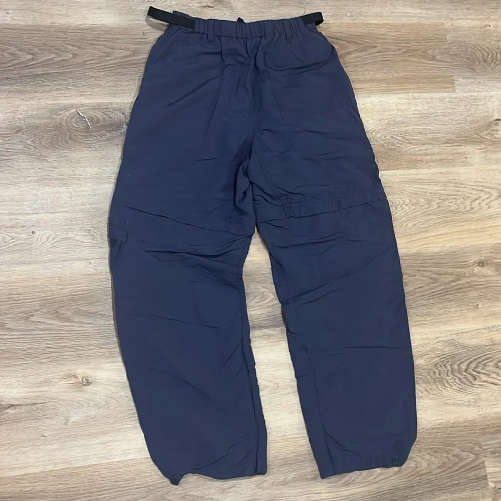 Royal Robbin’s Navy Blue Cargo Zip to Shorts Hiking Pants Small